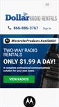 Mobile Screenshot of dollarradiorentals.com